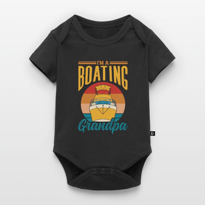 Ich Bin Ein Bootfahrender Opa Bootfahren Boot Baby Premium Kurzarmbody