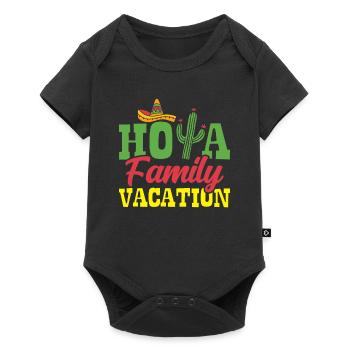 Hola Family Holiday Vacances en famille Vacances en famille - Body à manches courtes Premium Bébé - noir - Devant