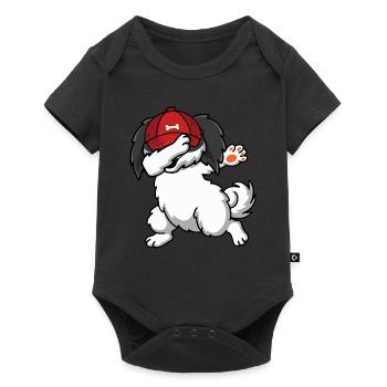 Shih Tzu - Baby Premium short-sleeve bodysuit - black - Front