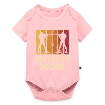 Biathlon Maman Biathlète Biathlète Biathlète Biathlons Sport - Body à manches courtes Premium Bébé - rose - Devant