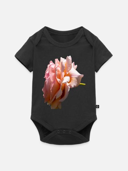 Rose - Baby Premium Kurzarmbody - Schwarz