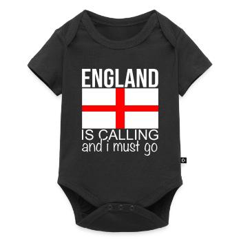 England Saying - Baby Premium short-sleeve bodysuit - black - Front