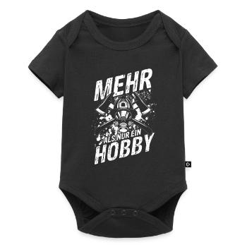 Mehr Als Nur Ein Hobby - Berufsfeuerwehr Feuerwehr - Baby Premium Kurzarmbody - Schwarz - Vorne