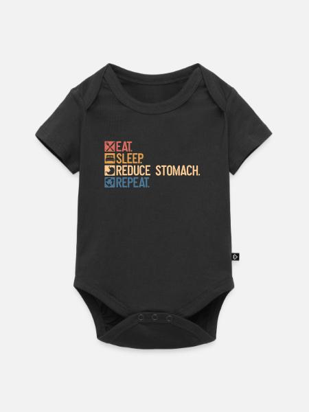 Magenchirurg - Baby Premium Kurzarmbody - Schwarz