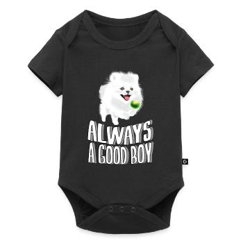 Pomeran always a good boy - Baby Premium short-sleeve bodysuit - black - Front