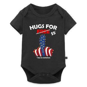 Fucktus cactus valentine costume Hugs For Free - Baby Premium Kurzarmbody - Schwarz - Vorne
