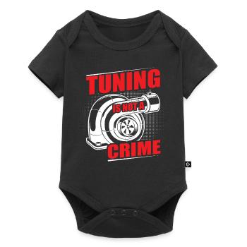 Tuner de voiture, Mécanicien automobile, Voiture de course, Tuning - Body à manches courtes Premium Bébé - noir - Devant