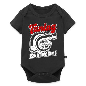 Tuner de voiture, Mécanicien automobile, Voiture de course, Tuning - Body à manches courtes Premium Bébé - noir - Devant