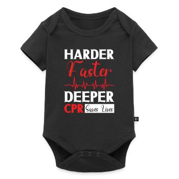 Paramedic First Responder Ambulance Driver - Baby Premium short-sleeve bodysuit - black - Front
