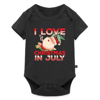 I love Christmas in July Christmas in July - Baby Premium short-sleeve bodysuit - black - Front