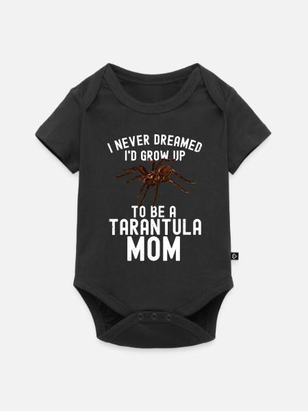 Tarantel - Baby Premium Kurzarmbody - Schwarz