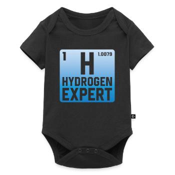 Hydrogen Expert Hydrogen Energy Element - Baby Premium short-sleeve bodysuit - black - Front