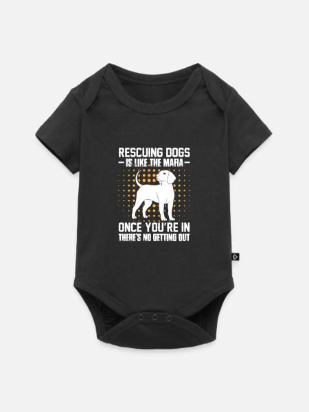 Tierrettung - Baby Premium Kurzarmbody - Schwarz