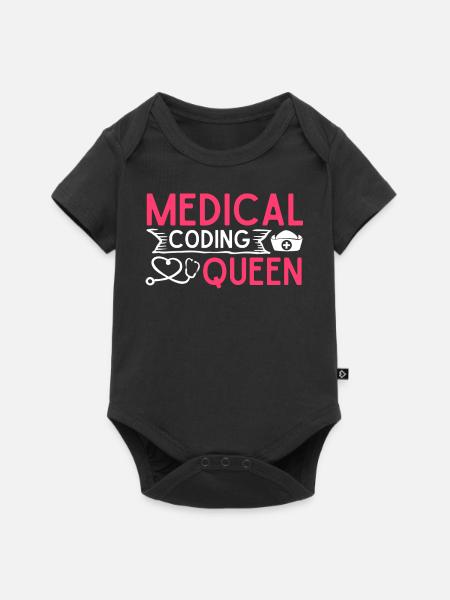 Medizinischer Kodierer Medizinischer Programmierer - Baby Premium Kurzarmbody - Schwarz