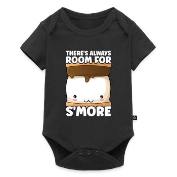 Guimauve S’more - Body à manches courtes Premium Bébé - noir - Devant