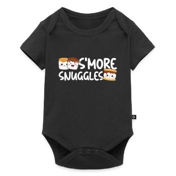 Guimauve S’more - Body à manches courtes Premium Bébé - noir - Devant
