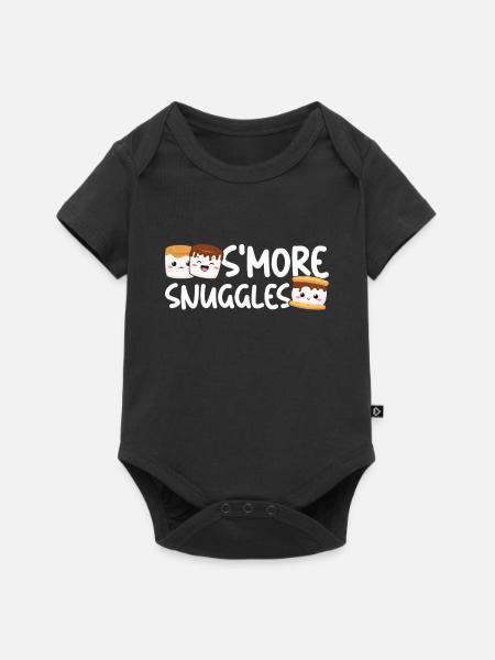 Marshmallow S'more - Baby Premium Kurzarmbody - Schwarz