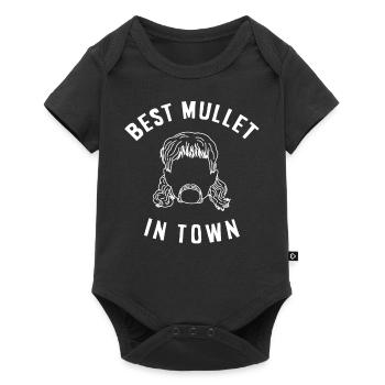 mullet owner, mullet - Baby Premium short-sleeve bodysuit - black - Front