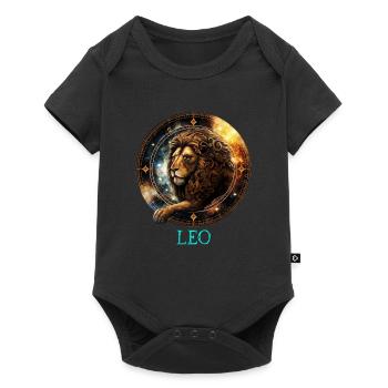 Embrassez votre identité Lion: Leo Pride Zodiac - Body à manches courtes Premium Bébé - noir - Devant