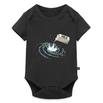 Milky Way Cute Funny Space Astronomy For Astronome - Baby Premium short-sleeve bodysuit - black - Front