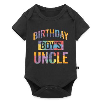 Oncle du garçon d’anniversaire Bauklötze - Body à manches courtes Premium Bébé - noir - Devant