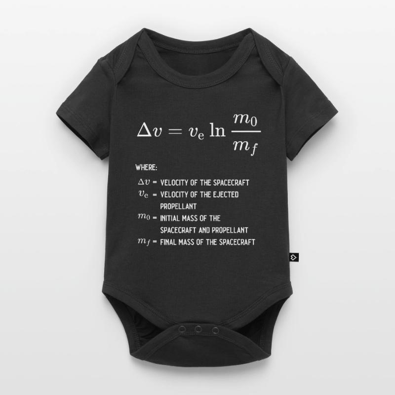 Rocket Equation Physics Rocket Science Physicist Baby Premium short-sleeve bodysuit