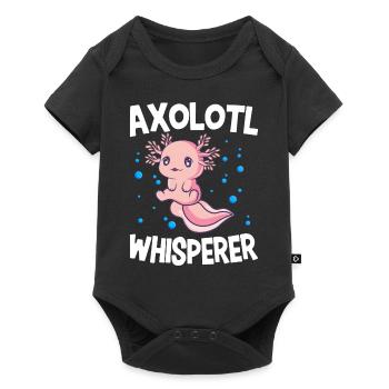 Axolotl Whisperer Mexican Salamander Axolotl - Baby Premium short-sleeve bodysuit - black - Front