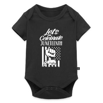 Let's celebrate the Juneteenth Black African American - Baby Premium short-sleeve bodysuit - black - Front