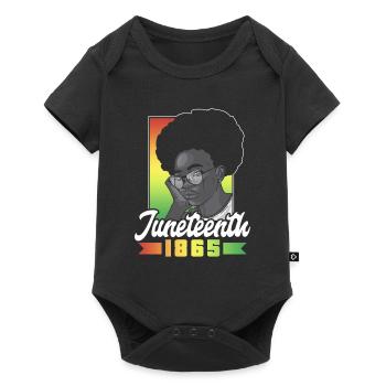 Juneteenth 1865 African American Black Africa - Baby Premium short-sleeve bodysuit - black - Front