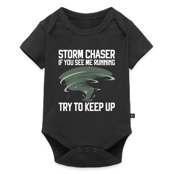 Tornado - Baby Premium short-sleeve bodysuit - black - Front