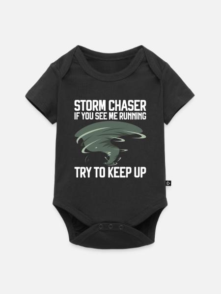 Tornado - Baby Premium Kurzarmbody - Schwarz