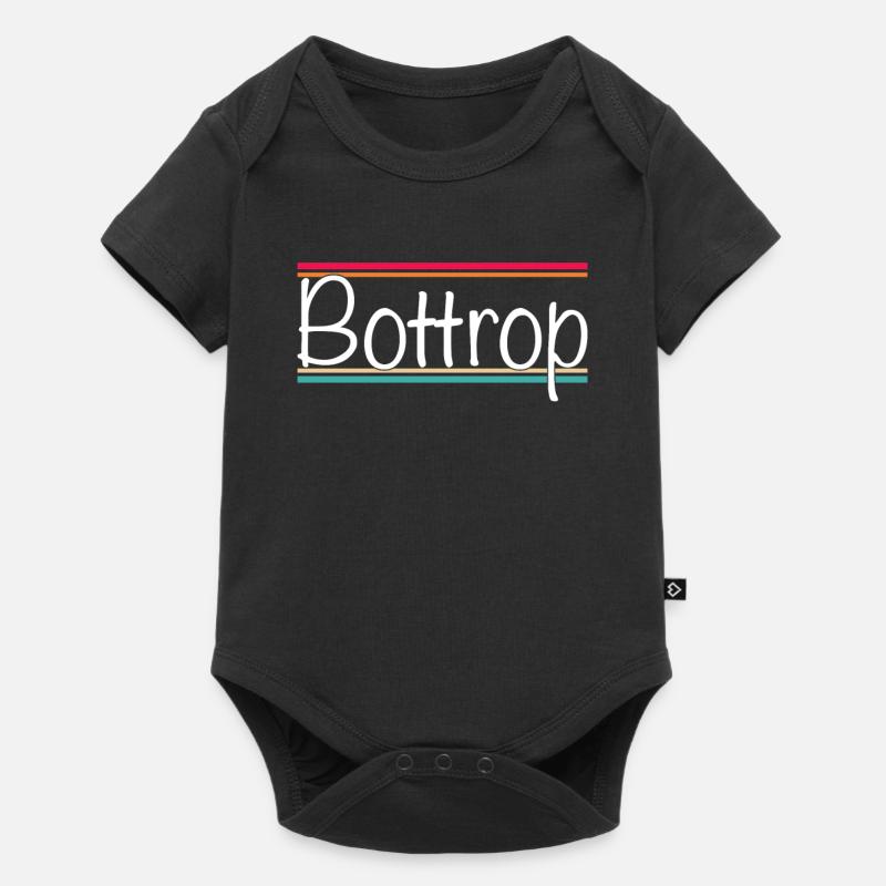 Bottrop - Baby Premium Kurzarmbody - Schwarz