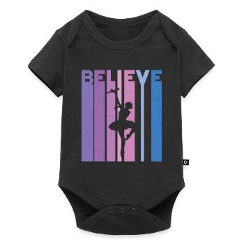 Tambourstab swirling - Baby Premium short-sleeve bodysuit - black - Front