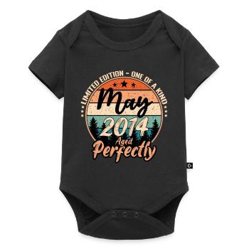 Mai 2014 Jubiläum 2014 Legenden Mai - Baby Premium Kurzarmbody - Schwarz - Vorne