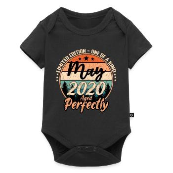 Mai 2020 Jubiläum 2020 Legenden Mai - Baby Premium Kurzarmbody - Schwarz - Vorne