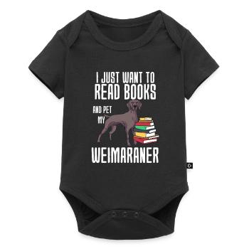 Weimaraner - Body à manches courtes Premium Bébé - noir - Devant