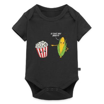 Pop-corn - Body à manches courtes Premium Bébé - noir - Devant