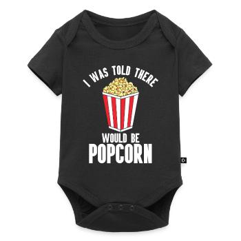 Pop-corn - Body à manches courtes Premium Bébé - noir - Devant