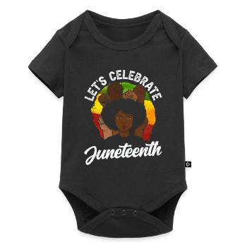 Célébrons le Juneteenth Black African American - Body à manches courtes Premium Bébé - noir - Devant