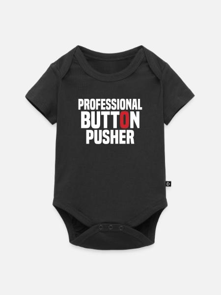Cnc Mechaniker Fräser - Baby Premium Kurzarmbody - Schwarz