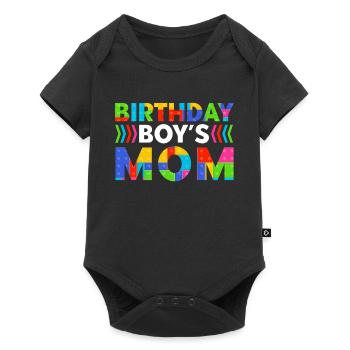 Mère du garçon d’anniversaire Bauklötze - Body à manches courtes Premium Bébé - noir - Devant