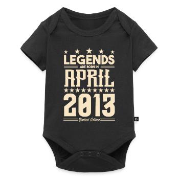 Gift Legend April 2013 gift April 2013. April - Baby Premium short-sleeve bodysuit - black - Front