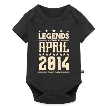 Gift Legend April 2014 gift April 2014. April - Baby Premium short-sleeve bodysuit - black - Front