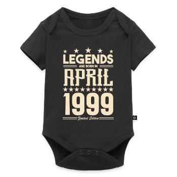 Gift Legend April 1999 gift April 1999. April - Baby Premium short-sleeve bodysuit - black - Front