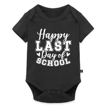 Happy Last Day Of School Graduation Exam Certificate - Baby Premium short-sleeve bodysuit - black - Front