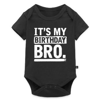 It ́s my Birthday Bro Birthday Celebration Families - Baby Premium short-sleeve bodysuit - black - Front