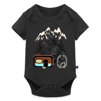Forest Dwellers Nature Lovers Camping Holiday Holidays - Baby Premium short-sleeve bodysuit - black - Front