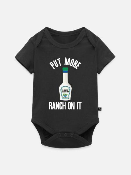 Ranch -Dressing -Ranch -Salatdressing - Baby Premium Kurzarmbody - Schwarz