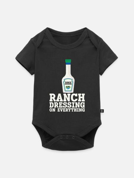 Ranch -Dressing -Ranch -Salatdressing - Baby Premium Kurzarmbody - Schwarz