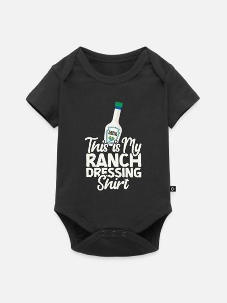 Ranch -Dressing -Ranch -Salatdressing - Baby Premium Kurzarmbody - Schwarz